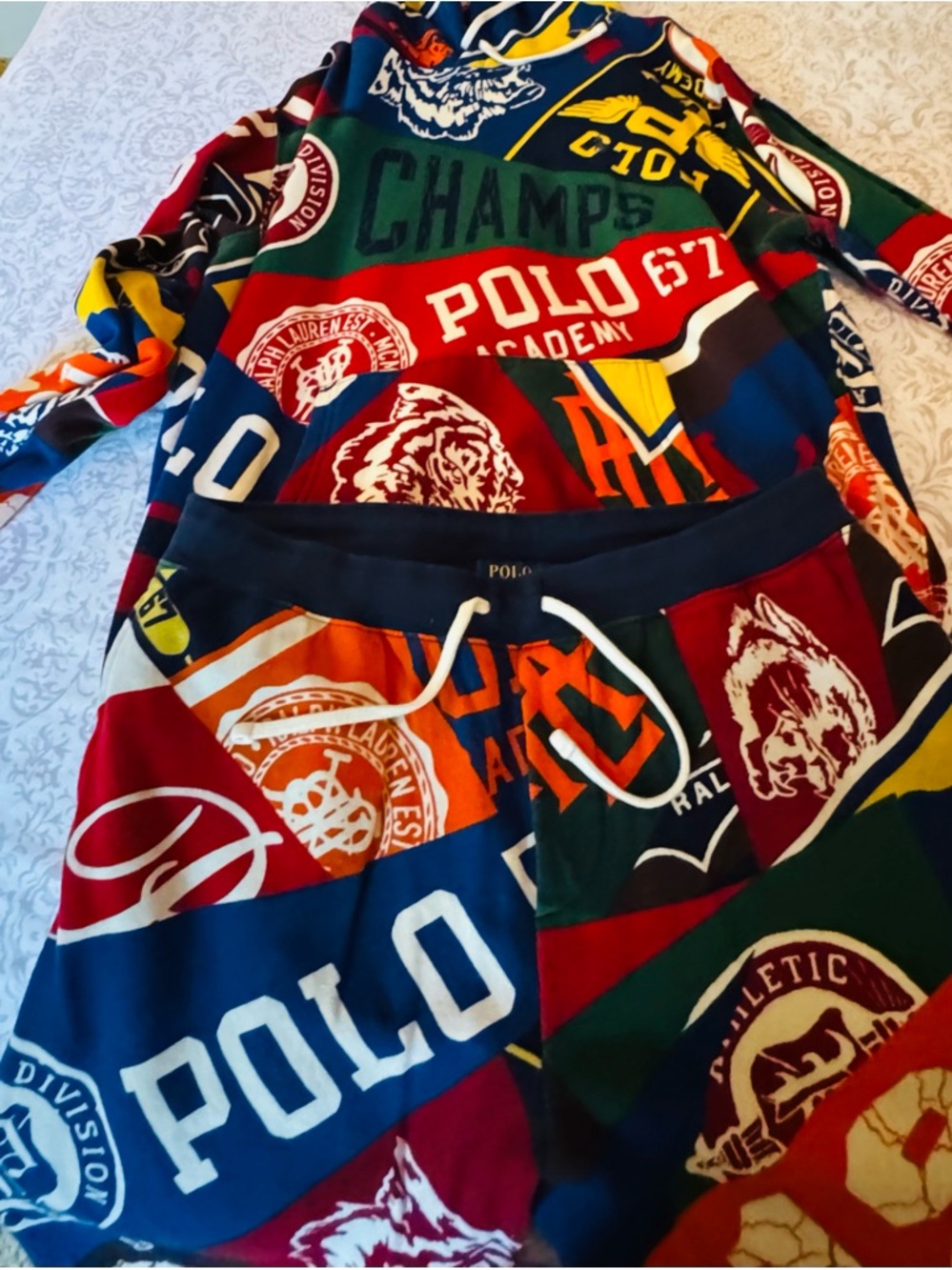 Polo Ralph Lauren Multi-Color Logo Patchwork